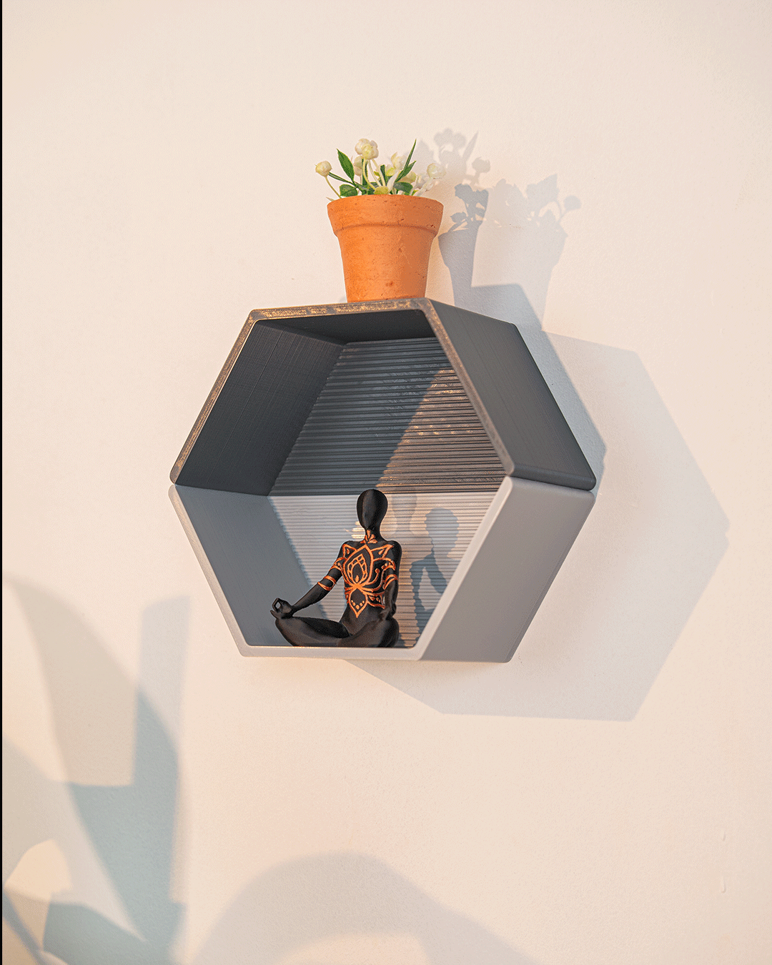 Hex Shelf close-up