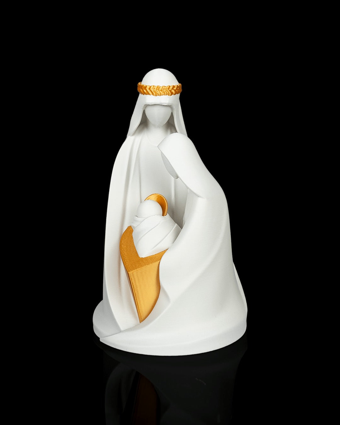 Holy Family Embrace — three-quarter view