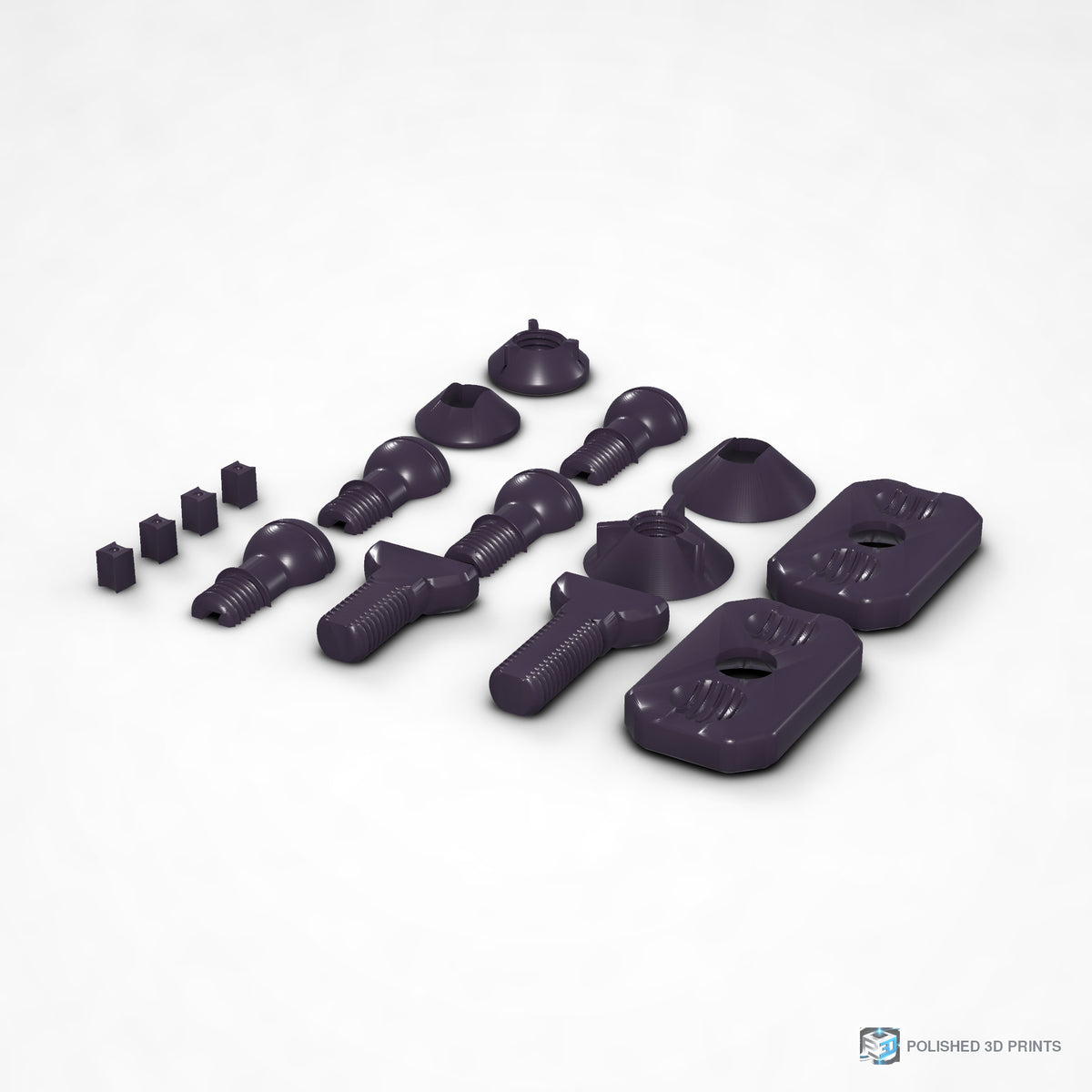 Link-A-Link Ball Joint Link – shown in PETG Dark Purple