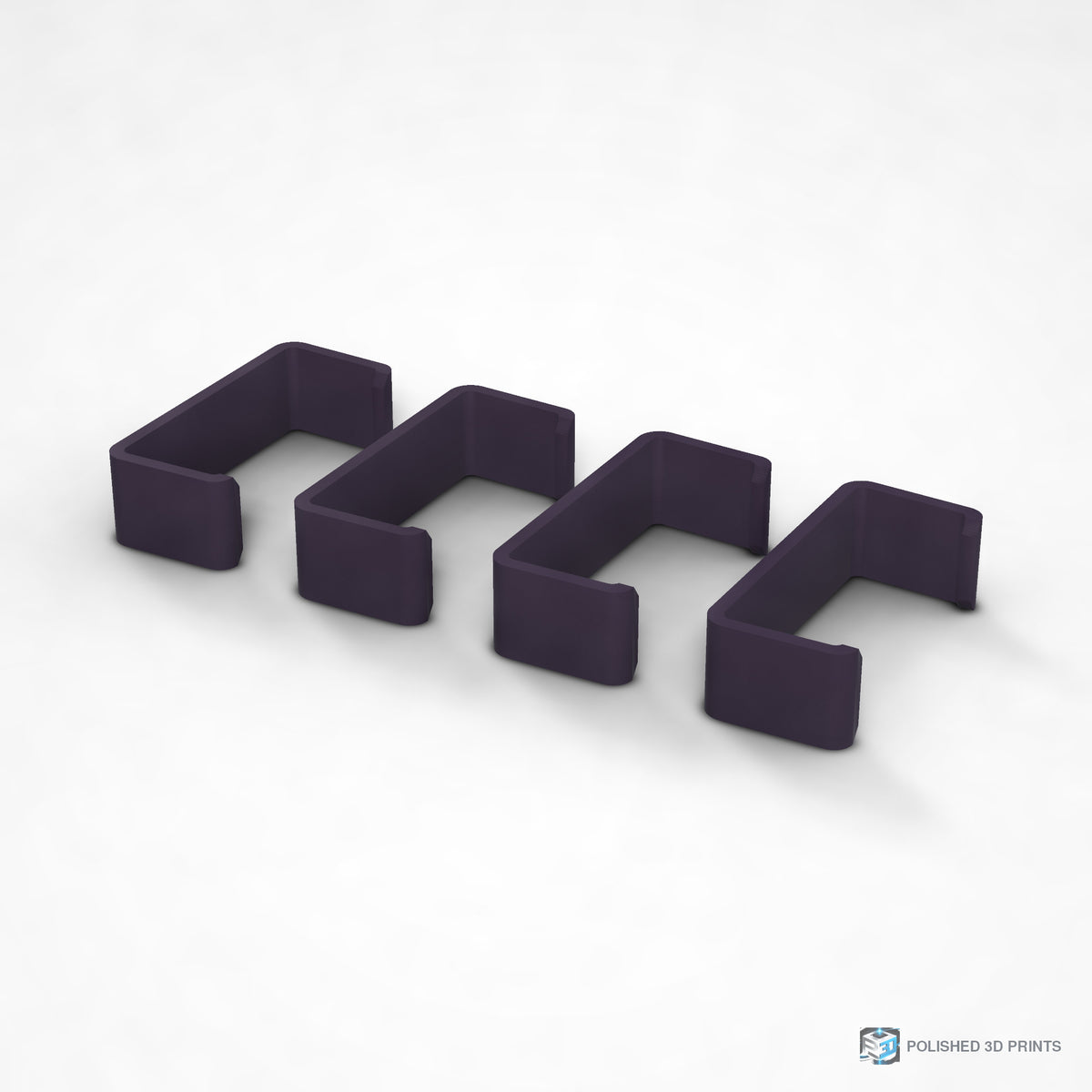 Link-A-Link Cable Management Clips – shown in PETG Dark Purple