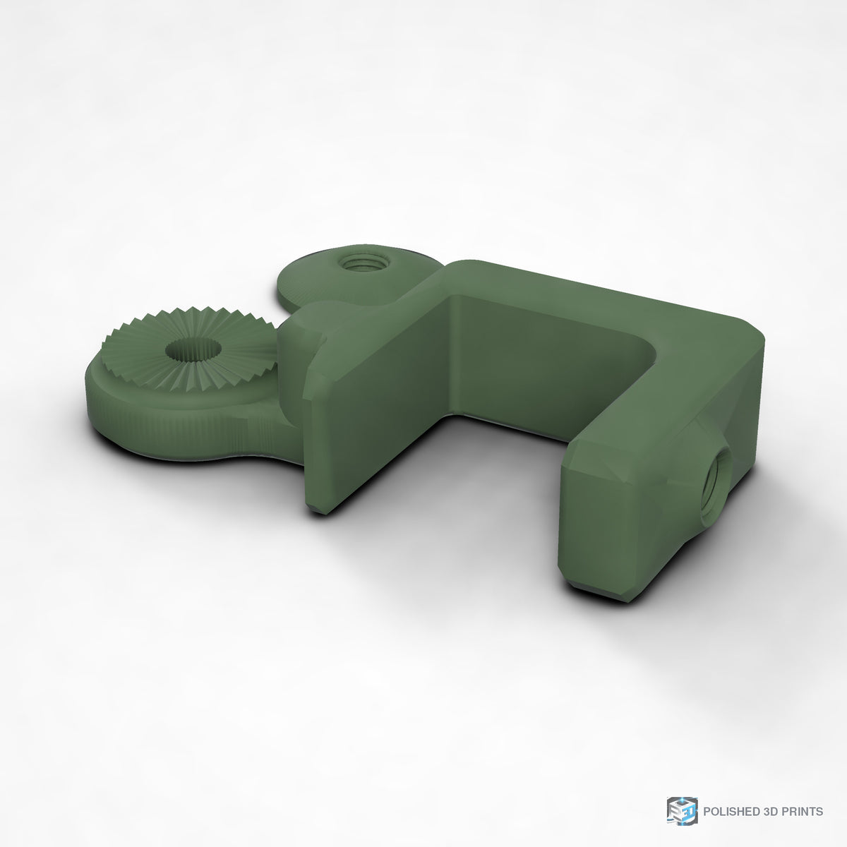 Link-A-Link Fixed C-Clamp Mount – shown in ASA Dark Gray Green