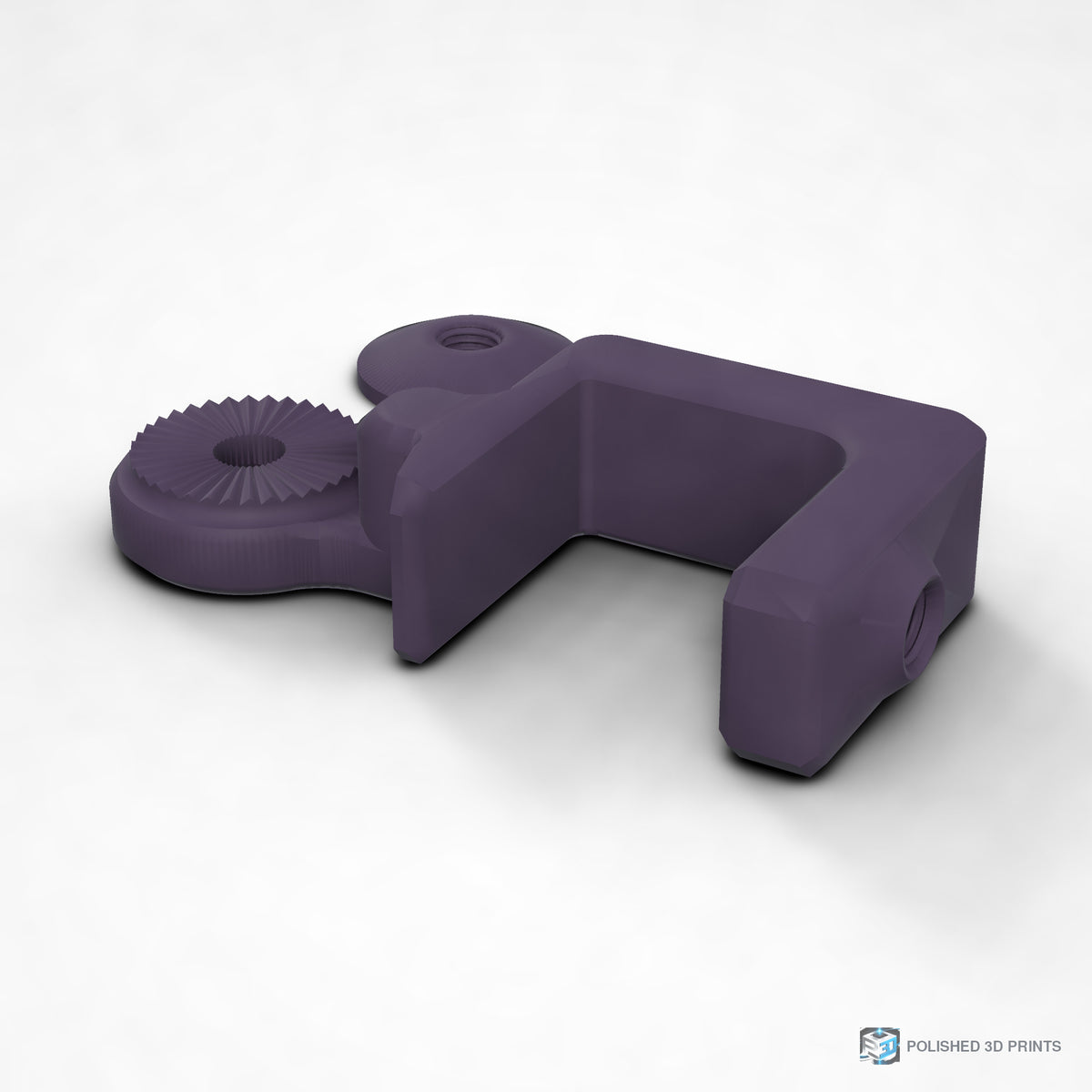 Link-A-Link Fixed C-Clamp Mount – shown in ASA Dark Purple