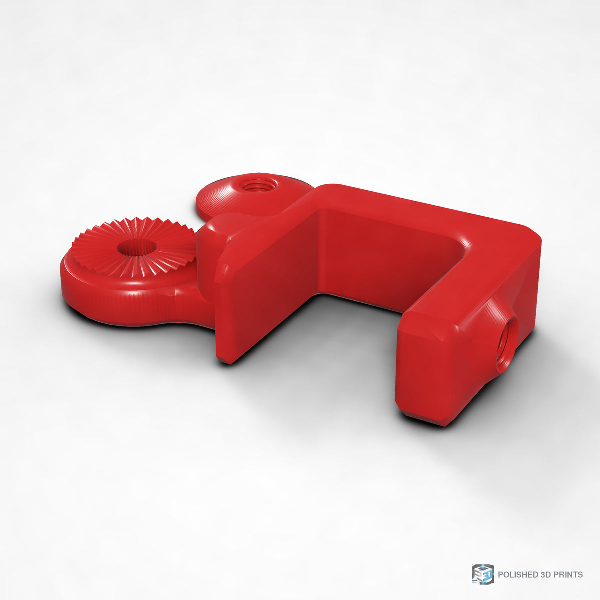 Link-A-Link Fixed C-Clamp Mount – shown in PETG Galaxy Red