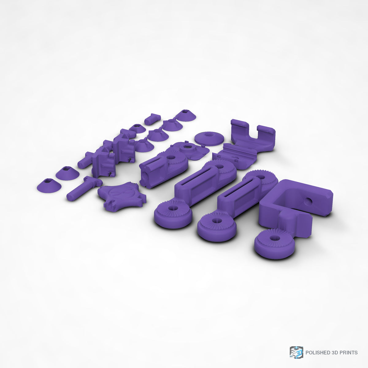 Link-A-Link Desk Phone Arm Kit – shown in ASA Purple