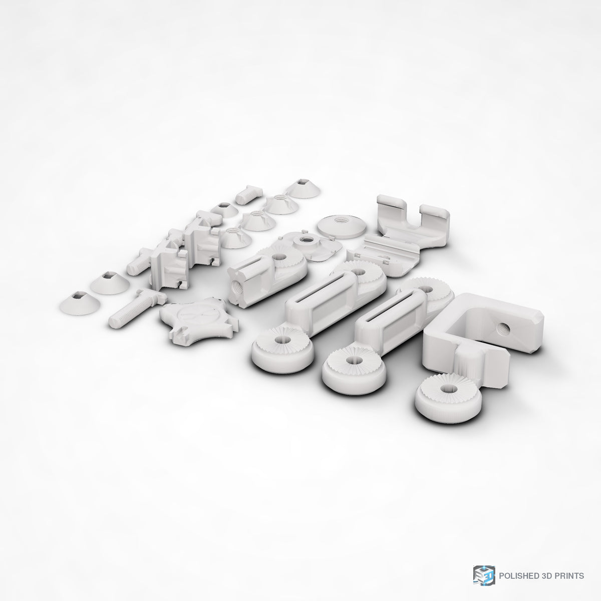 Link-A-Link Desk Phone Arm Kit – shown in ASA White