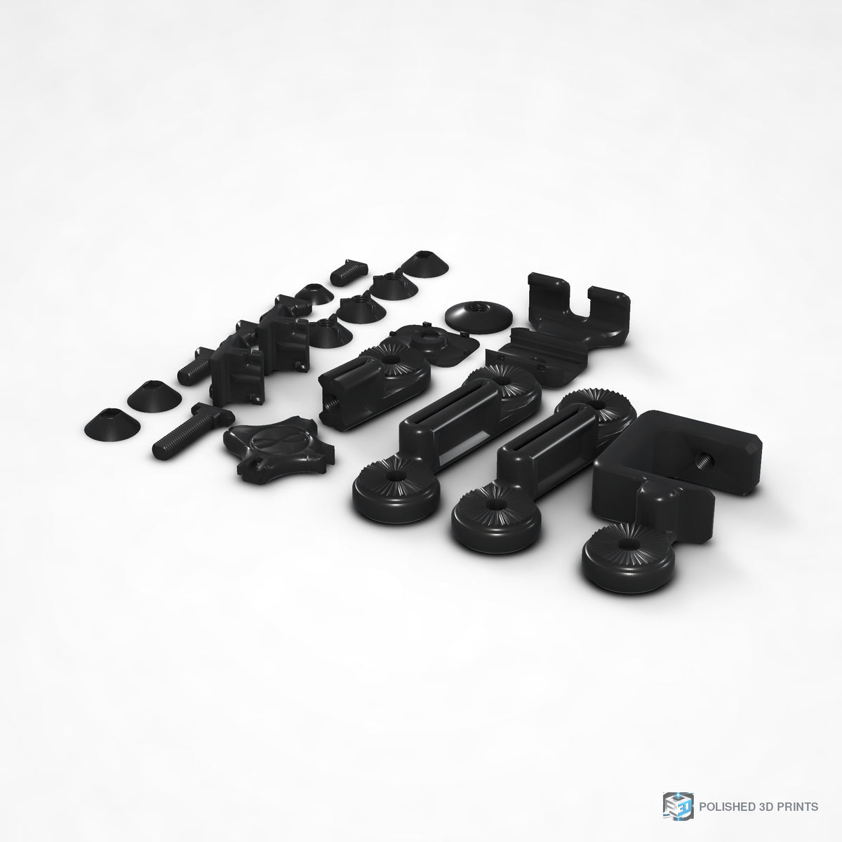 Link-A-Link Desk Phone Arm Kit – shown in PETG Galaxy Black