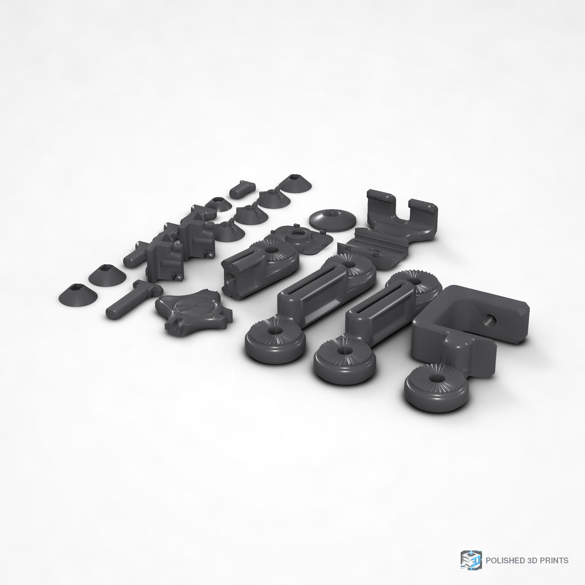 Link-A-Link Desk Phone Arm Kit – shown in PETG Galaxy Dark Grey