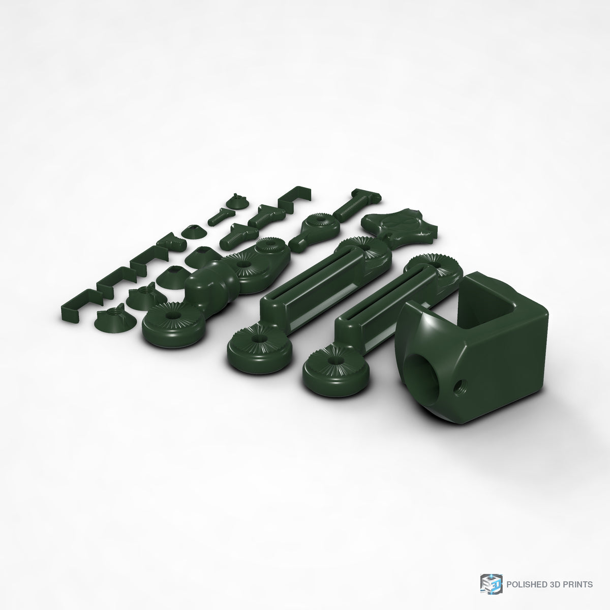 Link-A-Link Streamer Microphone Arm Kit – shown in PETG Dark Green