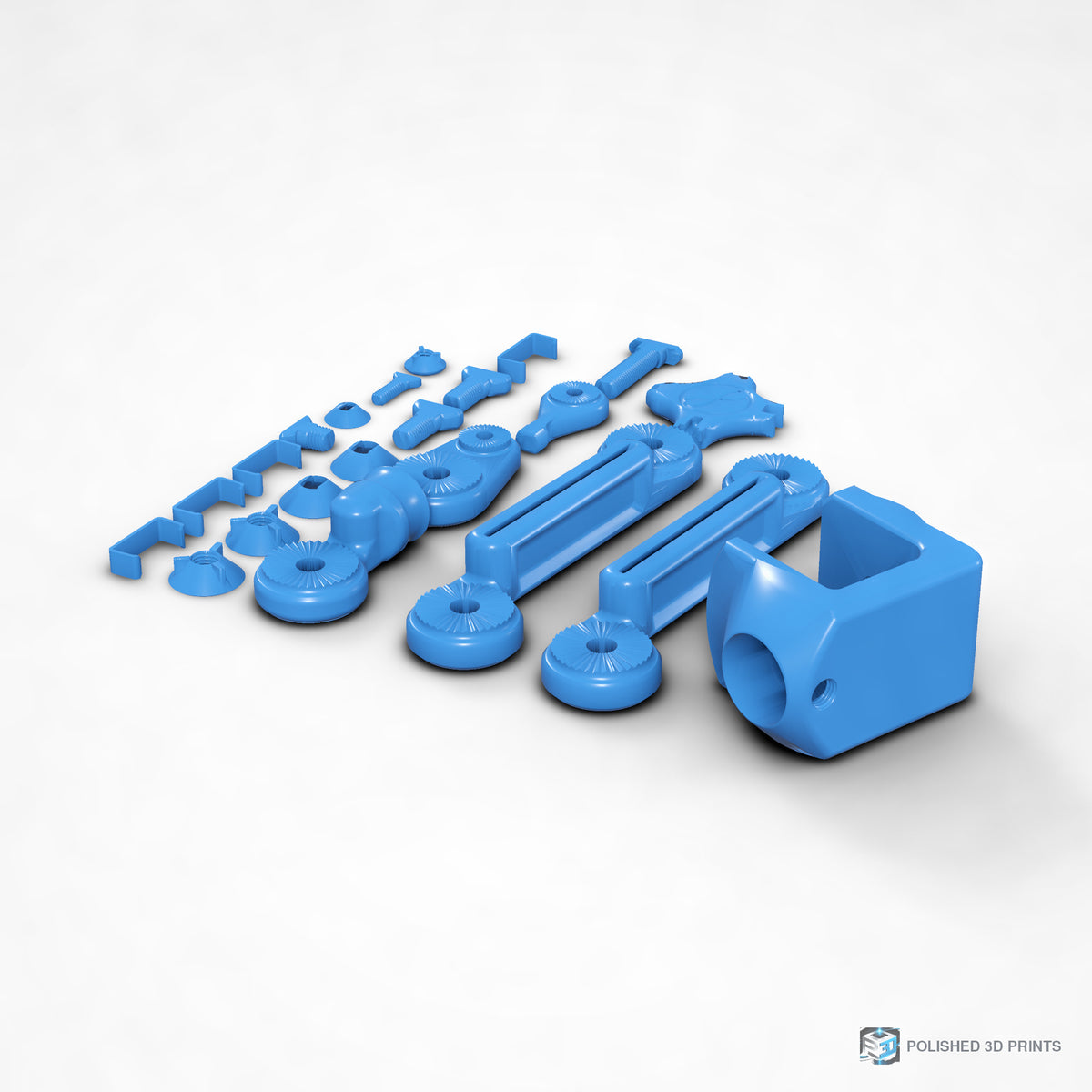 Link-A-Link Streamer Microphone Arm Kit – shown in PETG Electric Blue