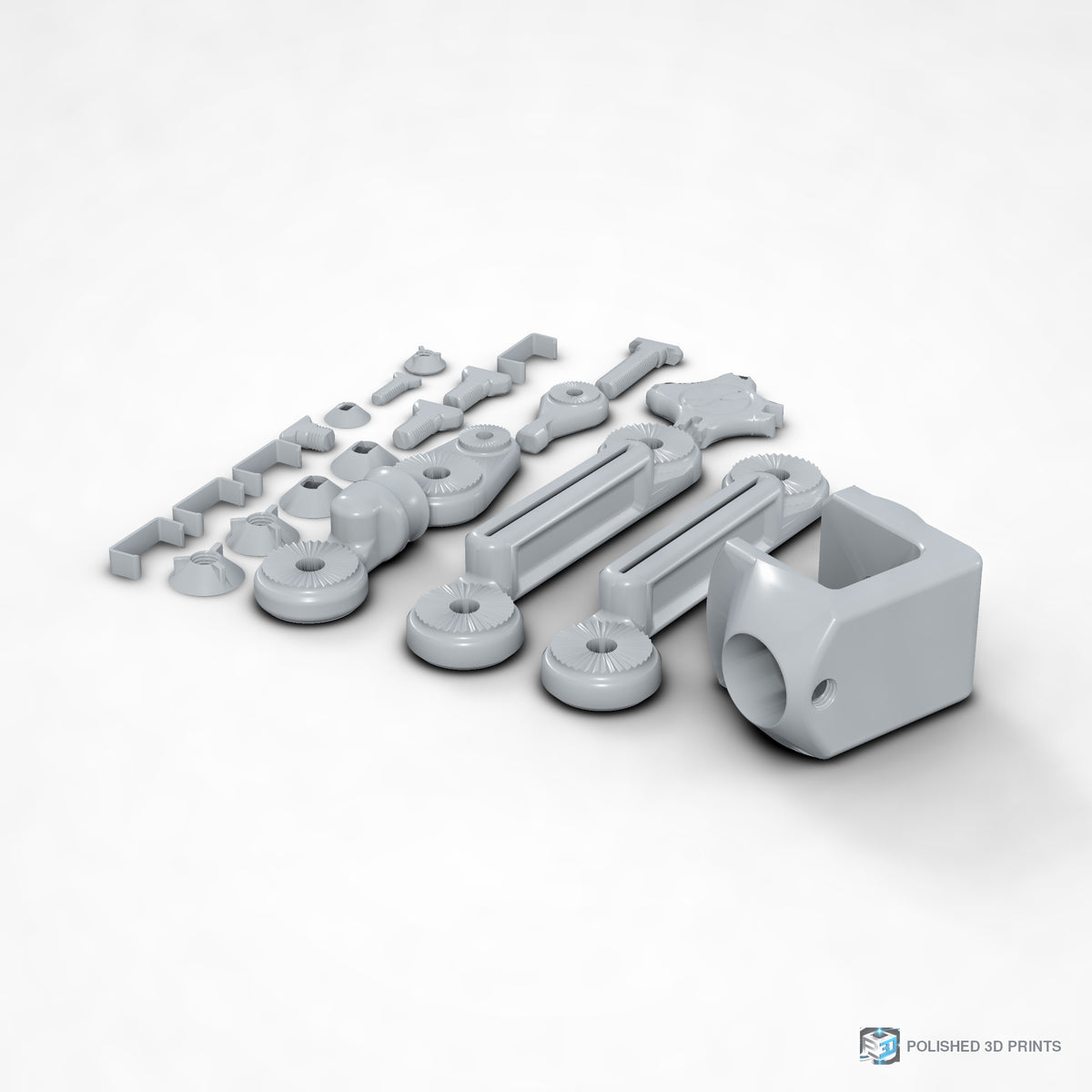 Link-A-Link Streamer Microphone Arm Kit – shown in PETG Grey