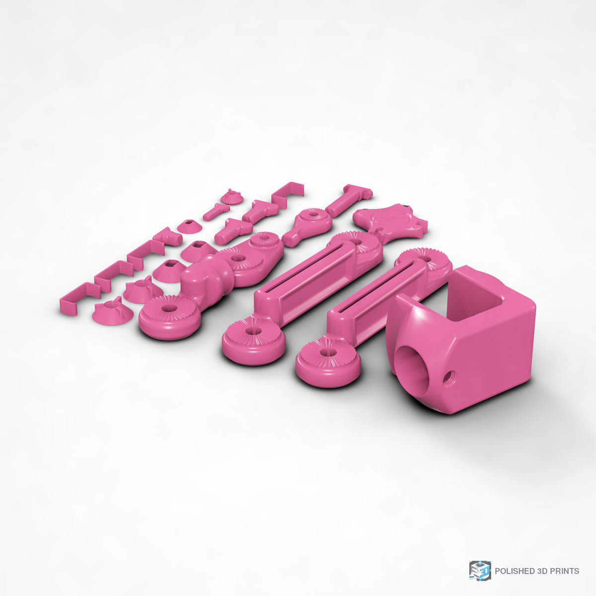 Link-A-Link Streamer Microphone Arm Kit – shown in PETG Magenta