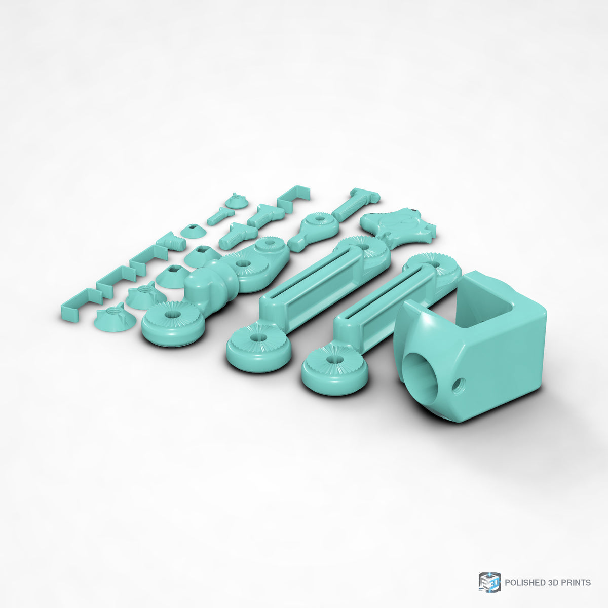 Link-A-Link Streamer Microphone Arm Kit – shown in PETG Teal