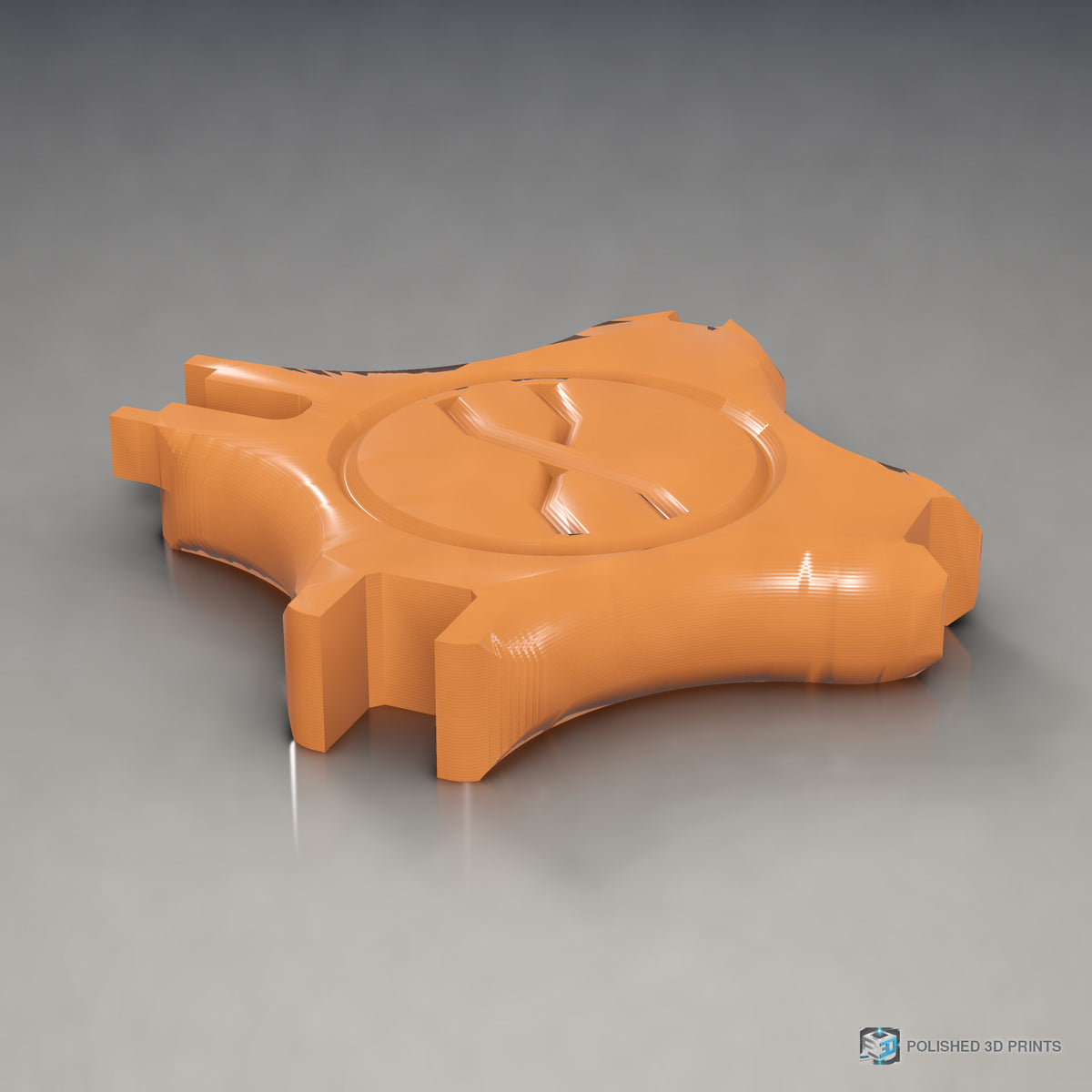 Link-A-Link Assembly Tool – in PETG Orange on a dark studio background