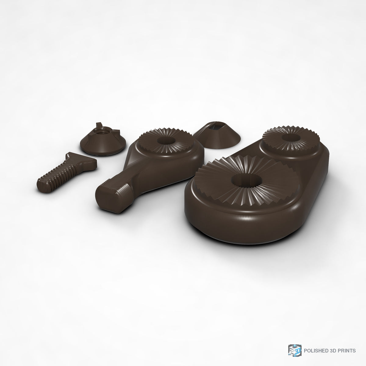 Link-A-Link Microphone Mount – shown in PETG Army Brown