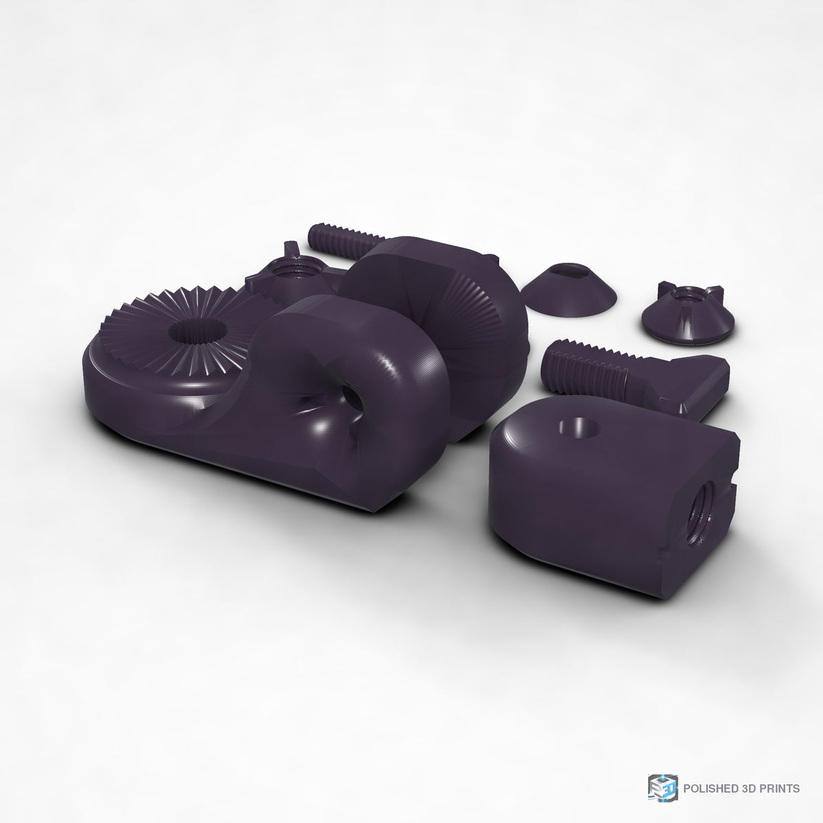 Link-A-Link Swivel Payload Link – shown in PETG Dark Purple