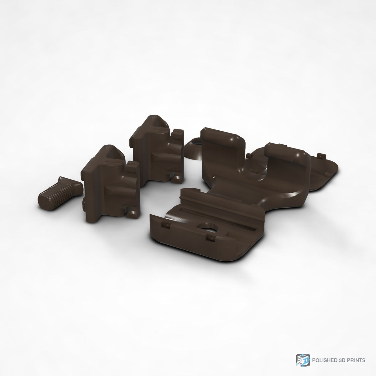 Link-A-Link Tensioned Phone Mount – shown in PETG Army Brown