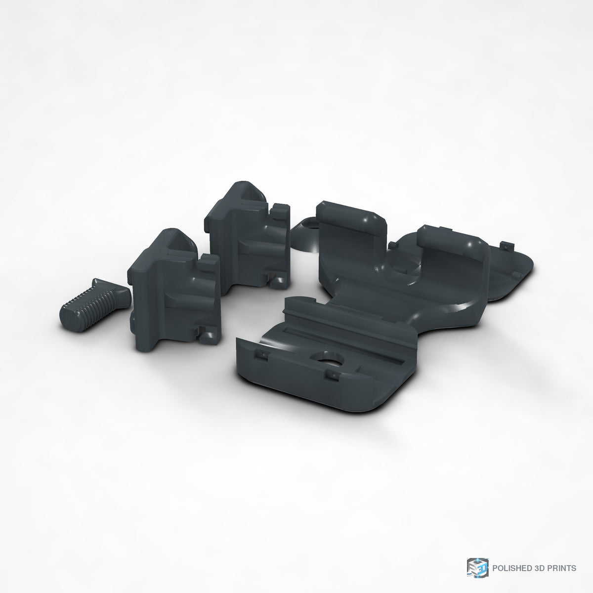 Link-A-Link Tensioned Phone Mount – shown in PETG Dark Grey