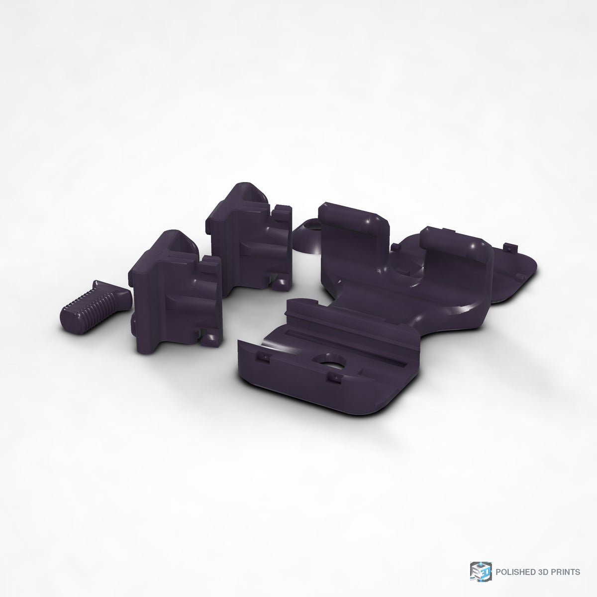 Link-A-Link Tensioned Phone Mount – shown in PETG Dark Purple