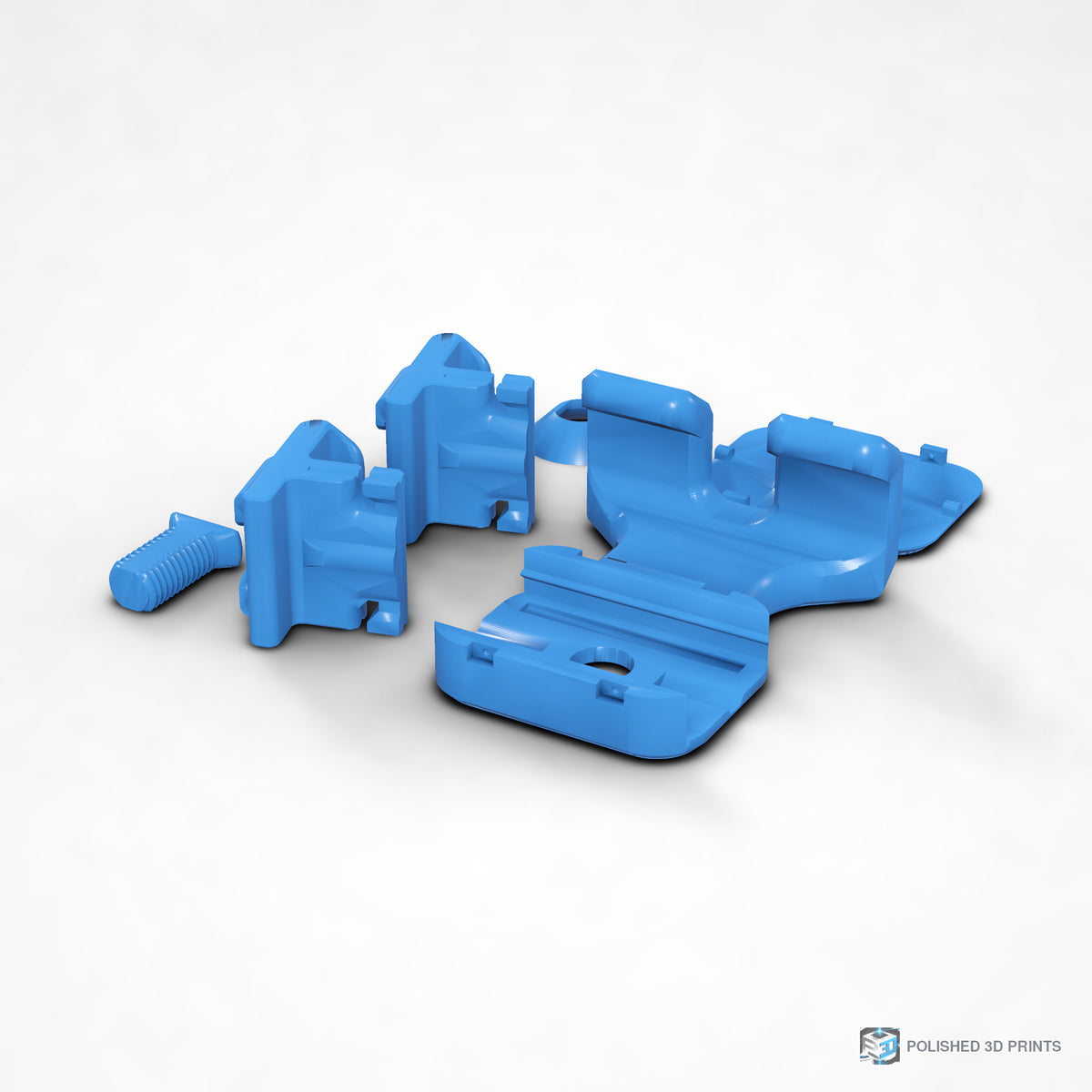 Link-A-Link Tensioned Phone Mount – shown in PETG Electric Blue
