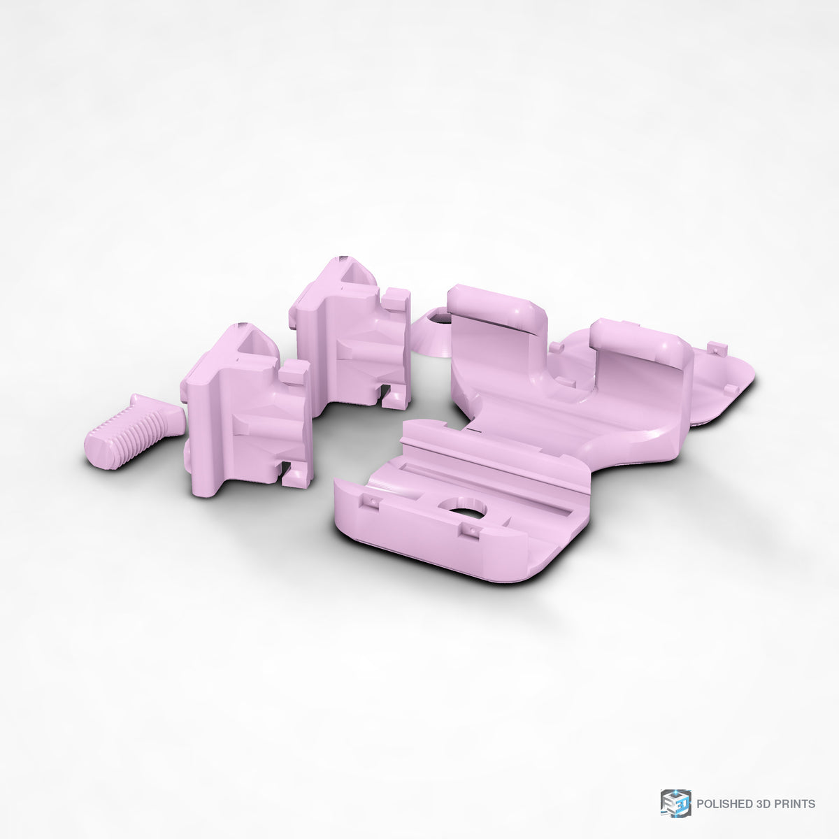 Link-A-Link Tensioned Phone Mount – shown in PETG Pink