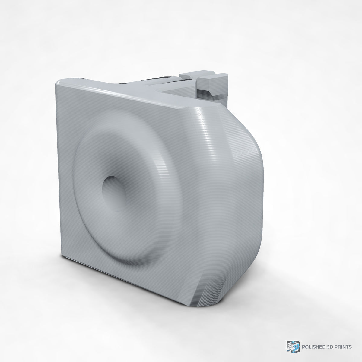 Link-A-Link Tensioned Phone Mount – Threaded-insert arms option, shown in PETG Grey
