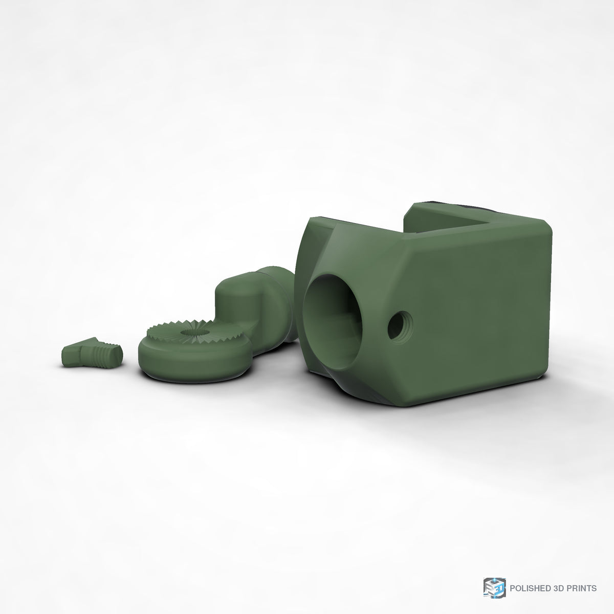 Link-A-Link Rotating C-Clamp Mount – shown in ASA Dark Gray Green