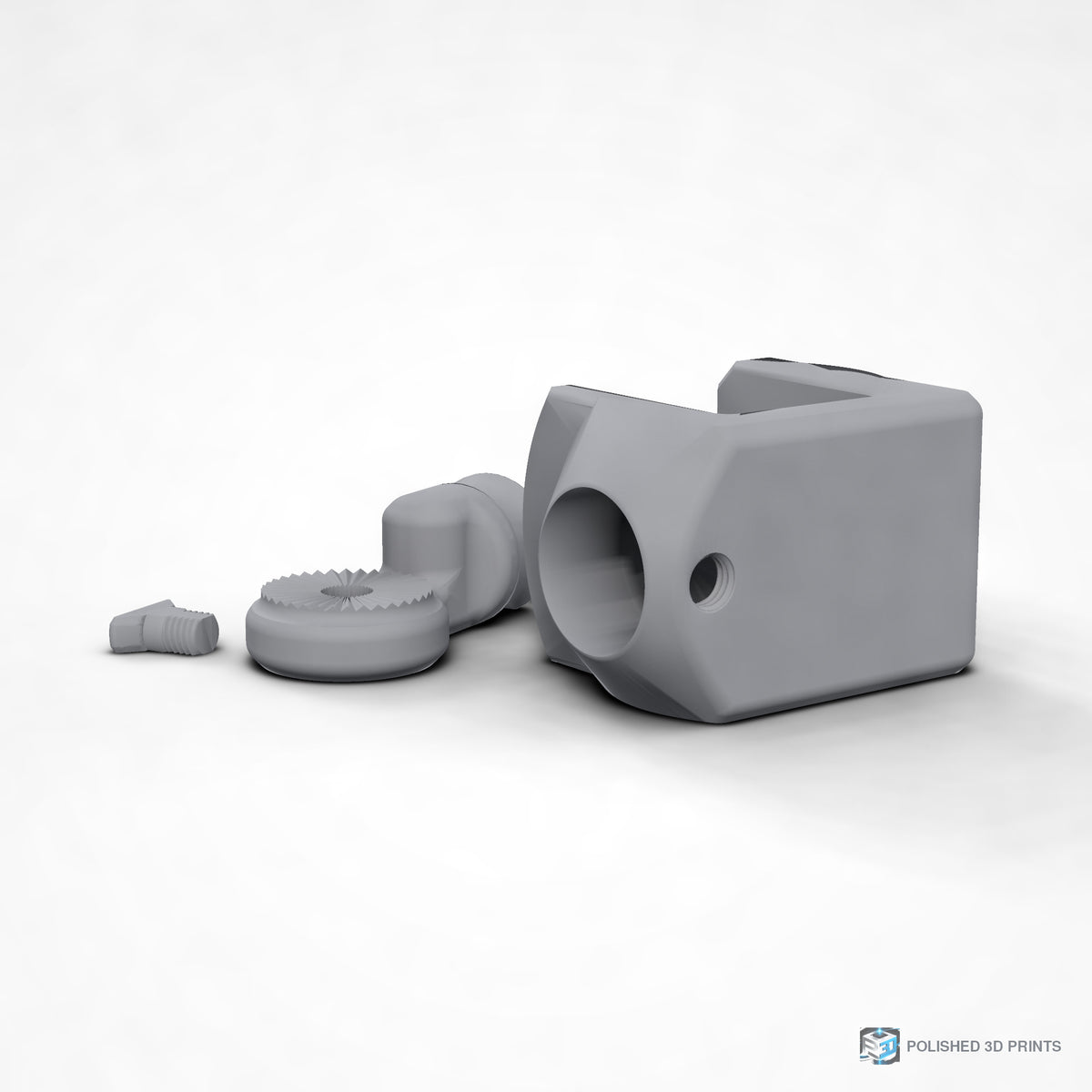 Link-A-Link Rotating C-Clamp Mount – shown in ASA Grey