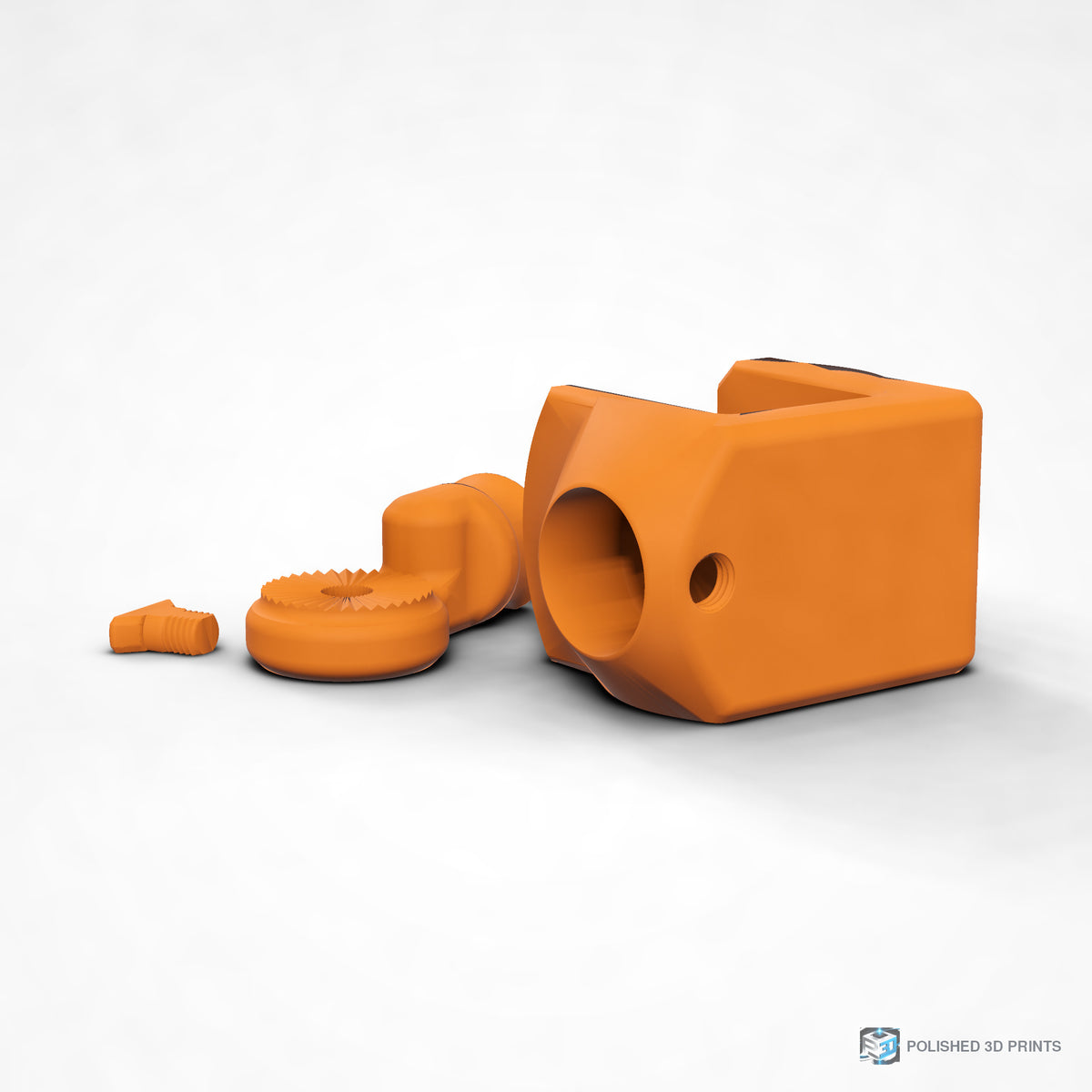 Link-A-Link Rotating C-Clamp Mount – shown in ASA Orange