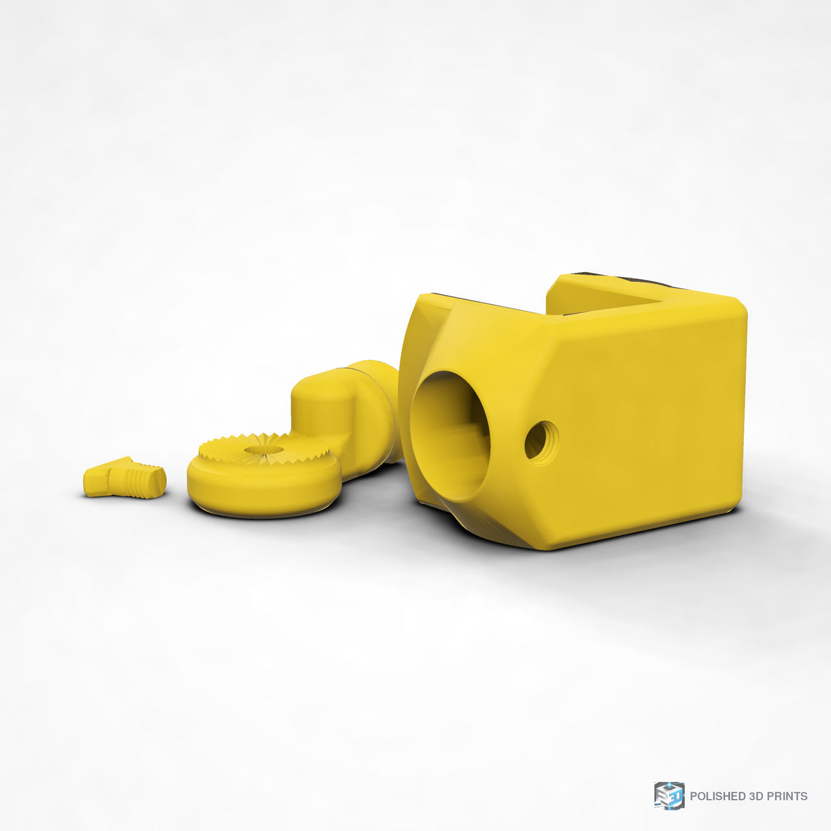 Link-A-Link Rotating C-Clamp Mount – shown in ASA Yellow