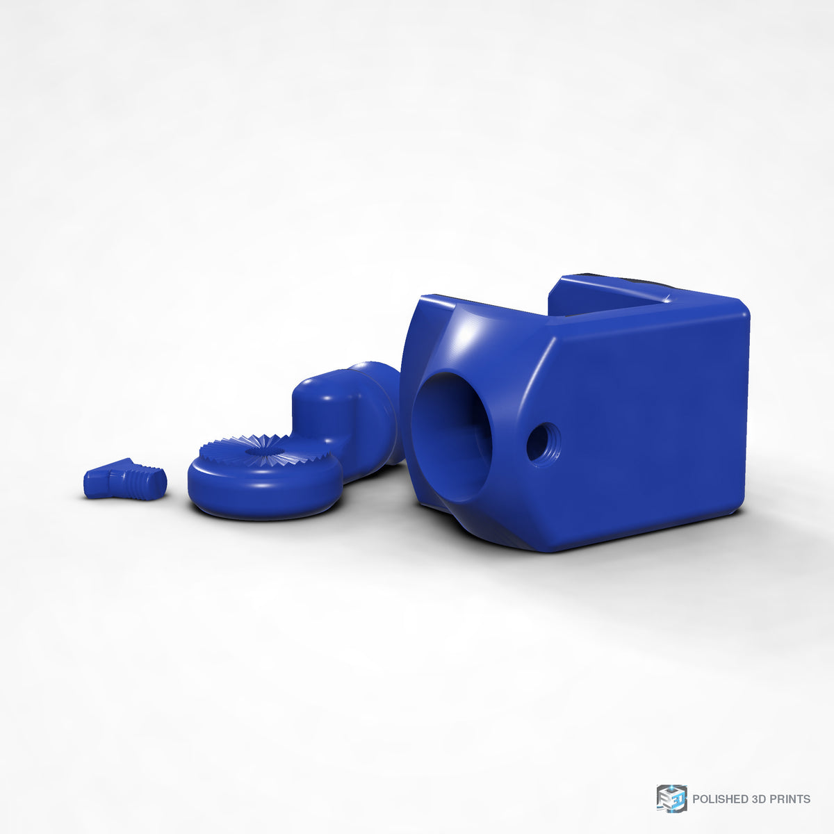 Link-A-Link Rotating C-Clamp Mount – shown in PETG Blue