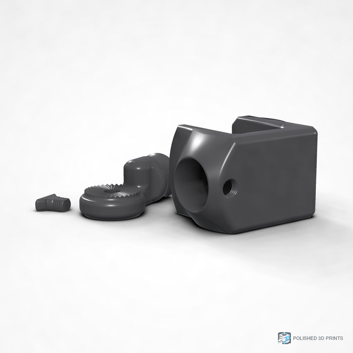 Link-A-Link Rotating C-Clamp Mount – shown in PETG Galaxy Dark Grey