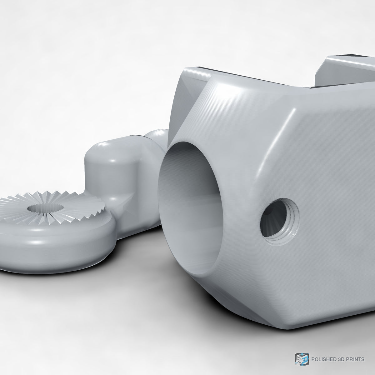 Link-A-Link Rotating C-Clamp Mount – close-up detail