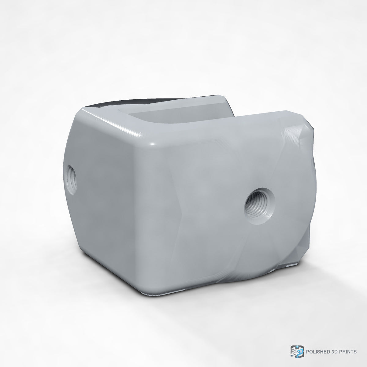 Link-A-Link Rotating C-Clamp Mount – Up to 40 mm option, shown in PETG Grey