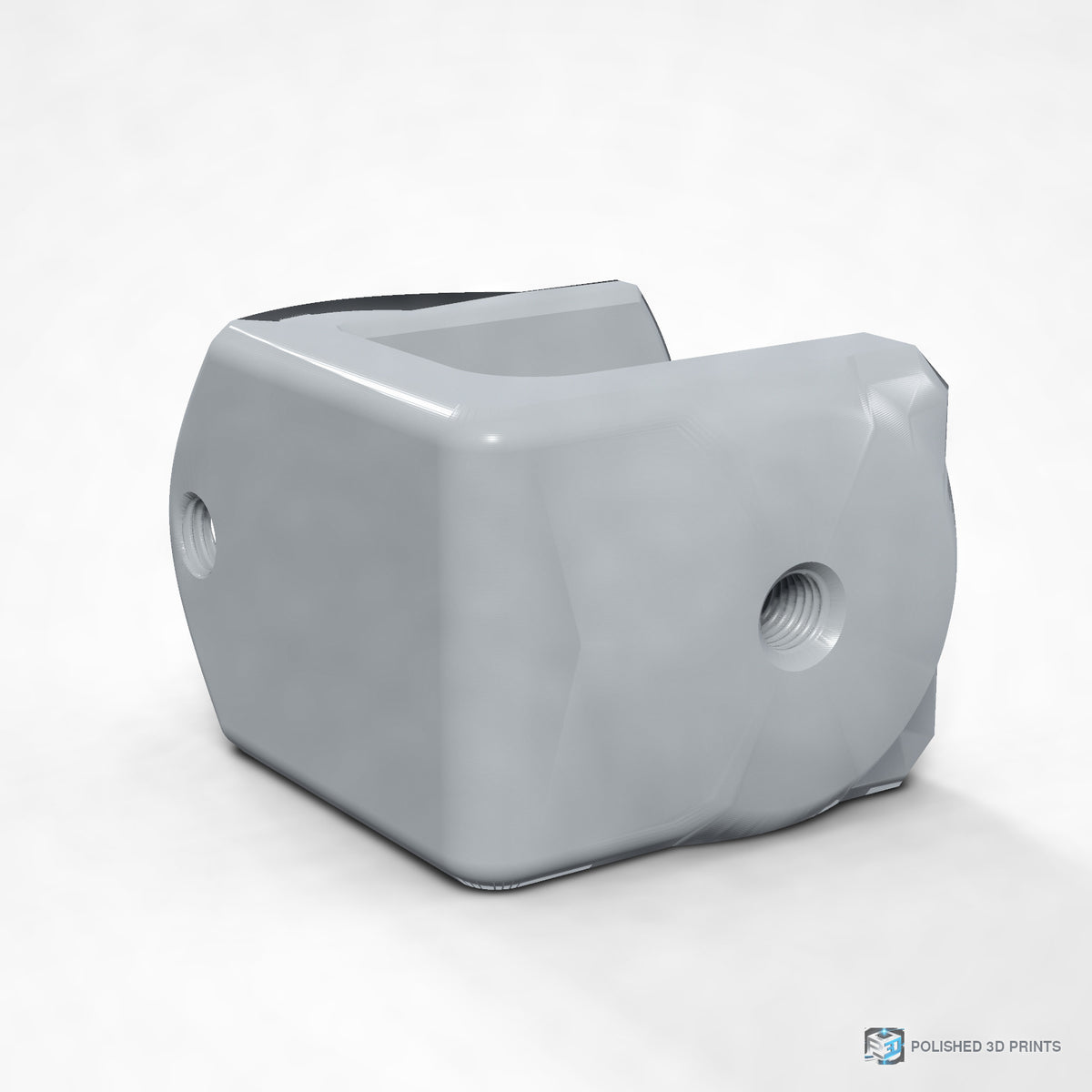 Link-A-Link Rotating C-Clamp Mount – Up to 50 mm option, shown in PETG Grey