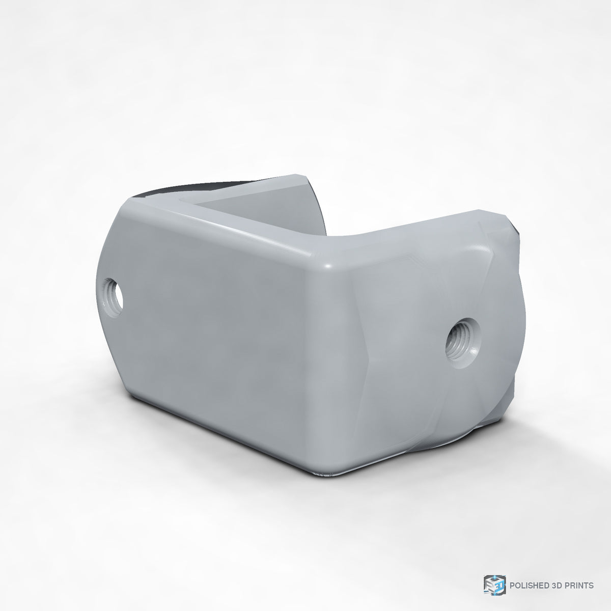 Link-A-Link Rotating C-Clamp Mount – Up to 80 mm option, shown in PETG Grey