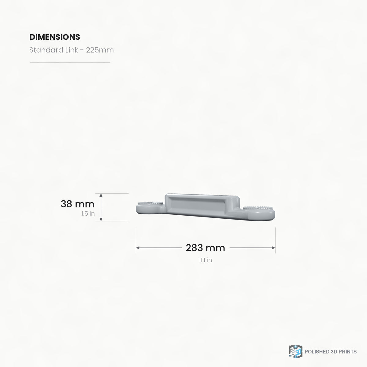 Link-A-Link Standard Link – dimensions drawing