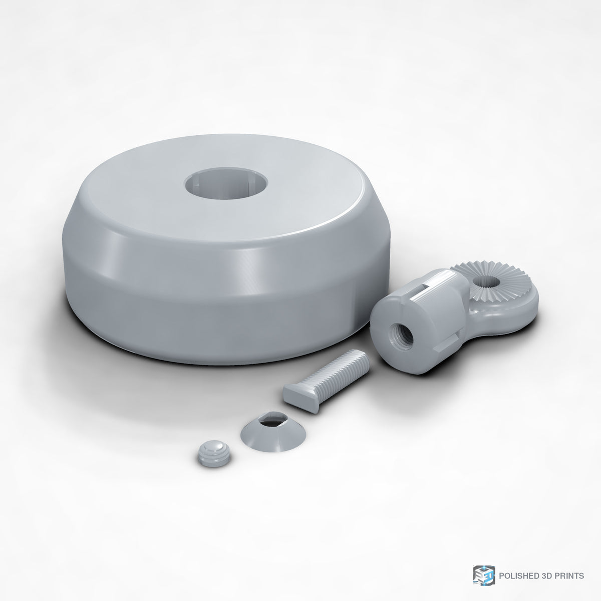 Link-A-Link Weighted Base – right angle in PETG Grey
