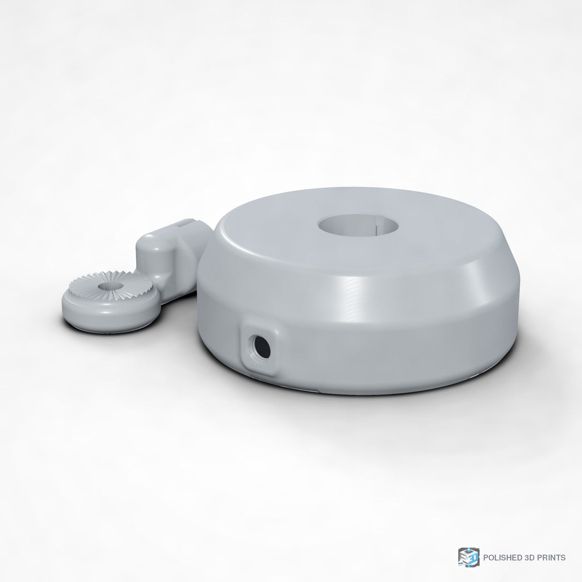 Link-A-Link Weighted Base – front view in PETG Grey