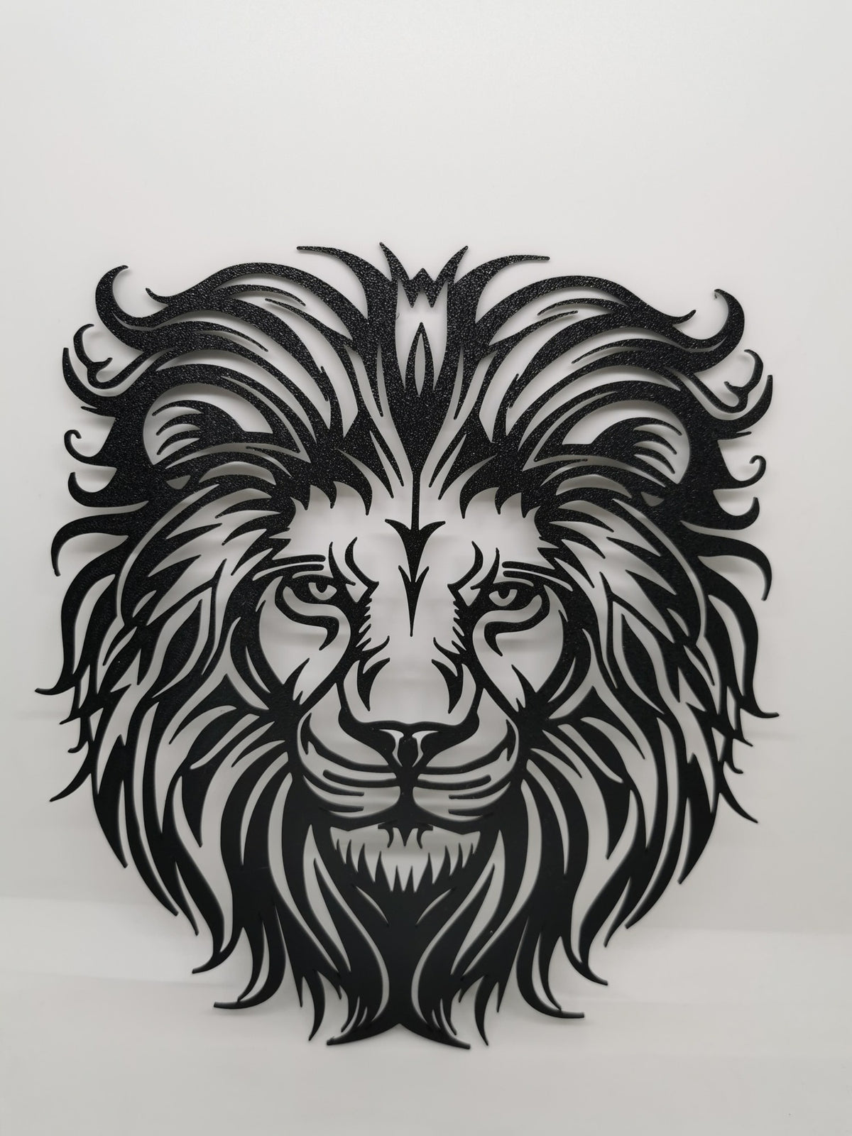 Lion Head Wall Art — the printed piece