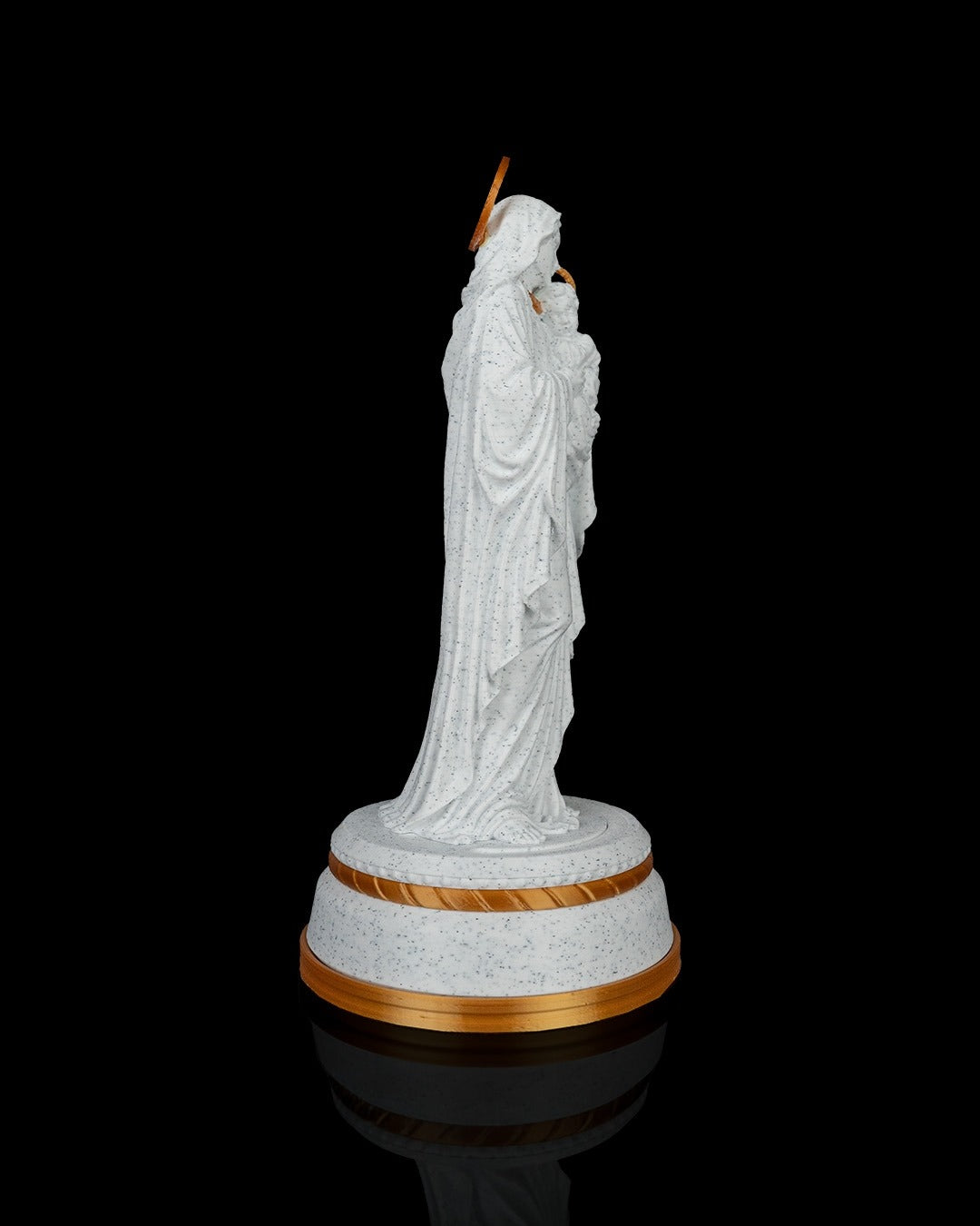 Mary and Jesus Statue — side view