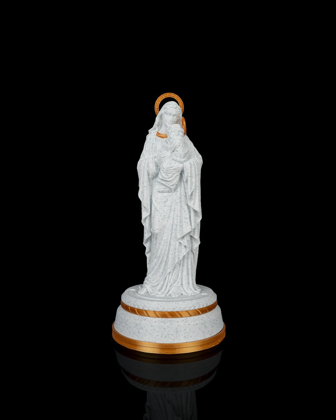 Mary and Jesus Statue — 80 mm size