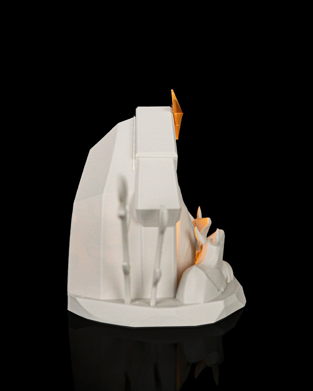 Nativity Scene Table Lamp — side view