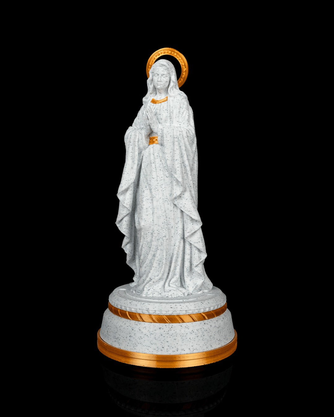 Our Lady Statue — 160 mm statue, angled view