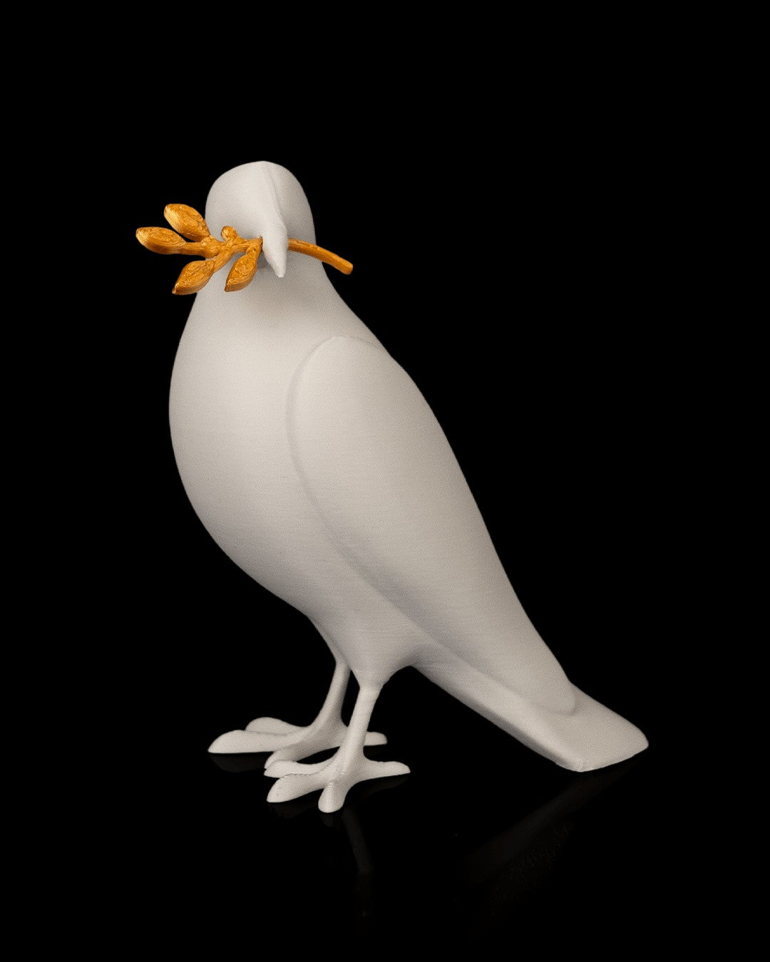 Peace Dove Statue — three-quarter view