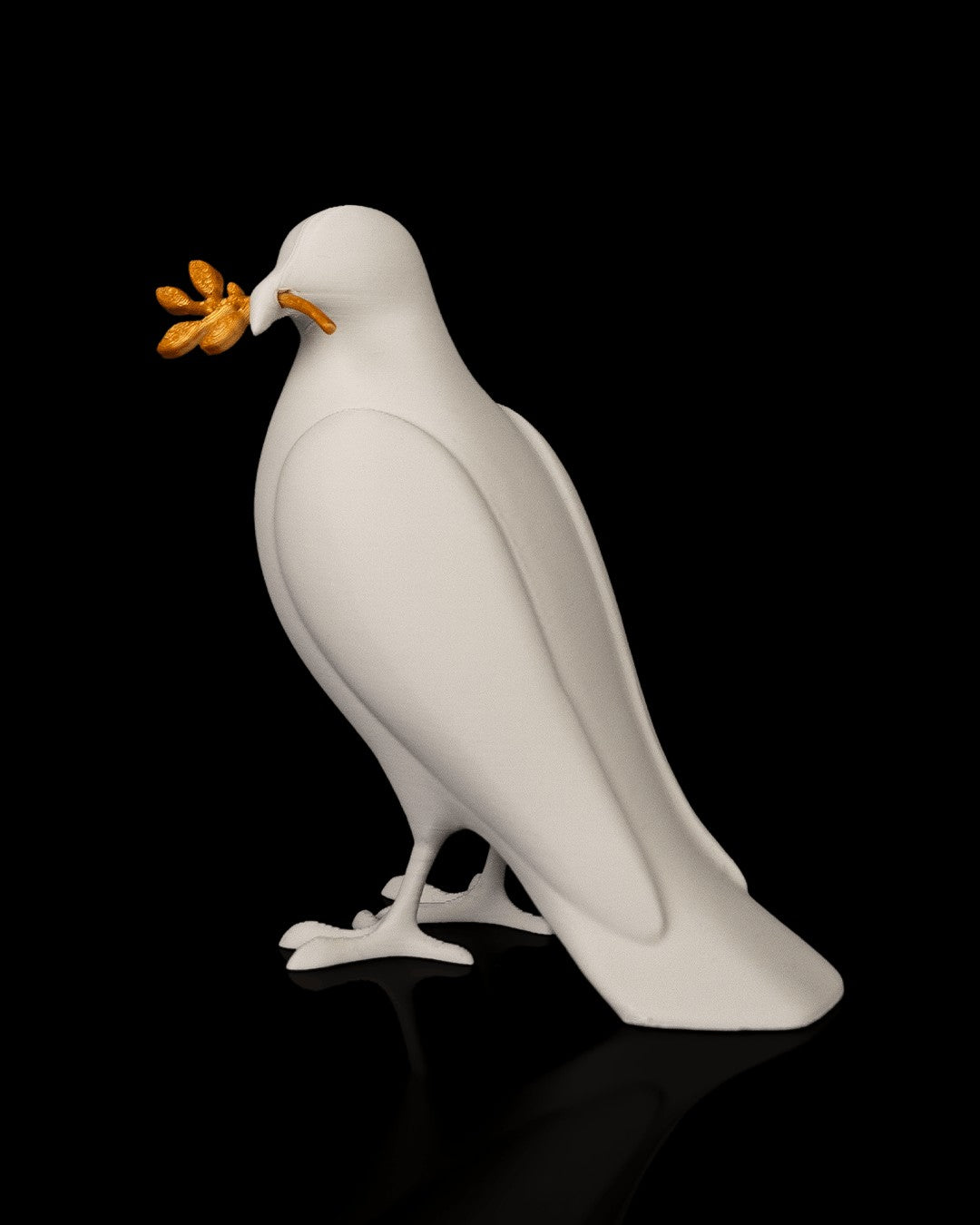 Peace Dove Statue — side view