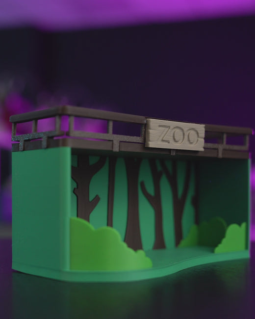 Animal Zoo Display: Anty Collection Diorama Shelf