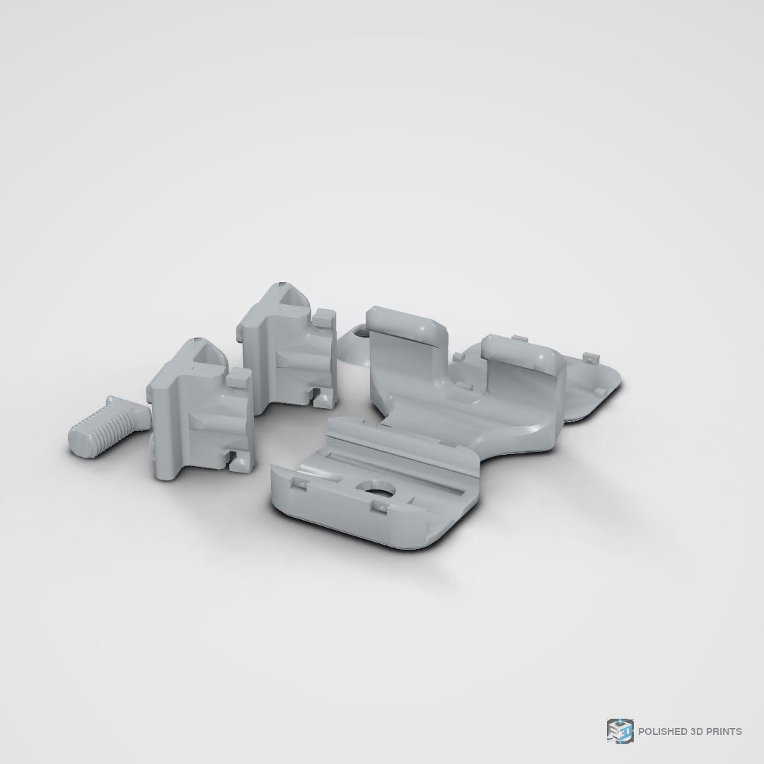 Link-A-Link Tensioned Phone Mount – 360-degree turntable video in PETG Grey