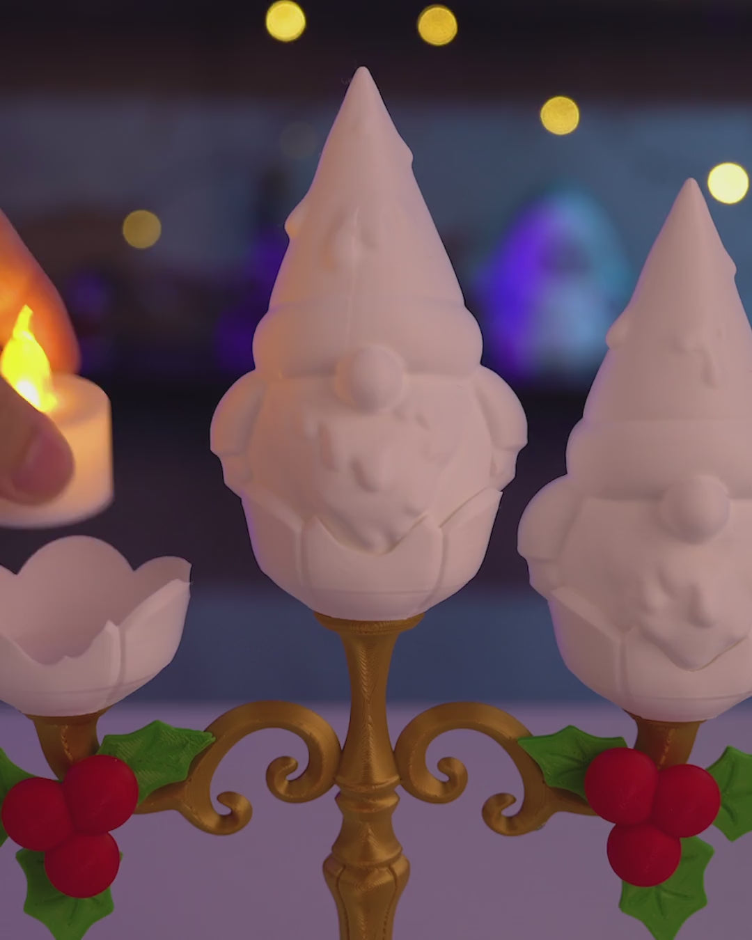 Gnomedelabra Table Lamp — video