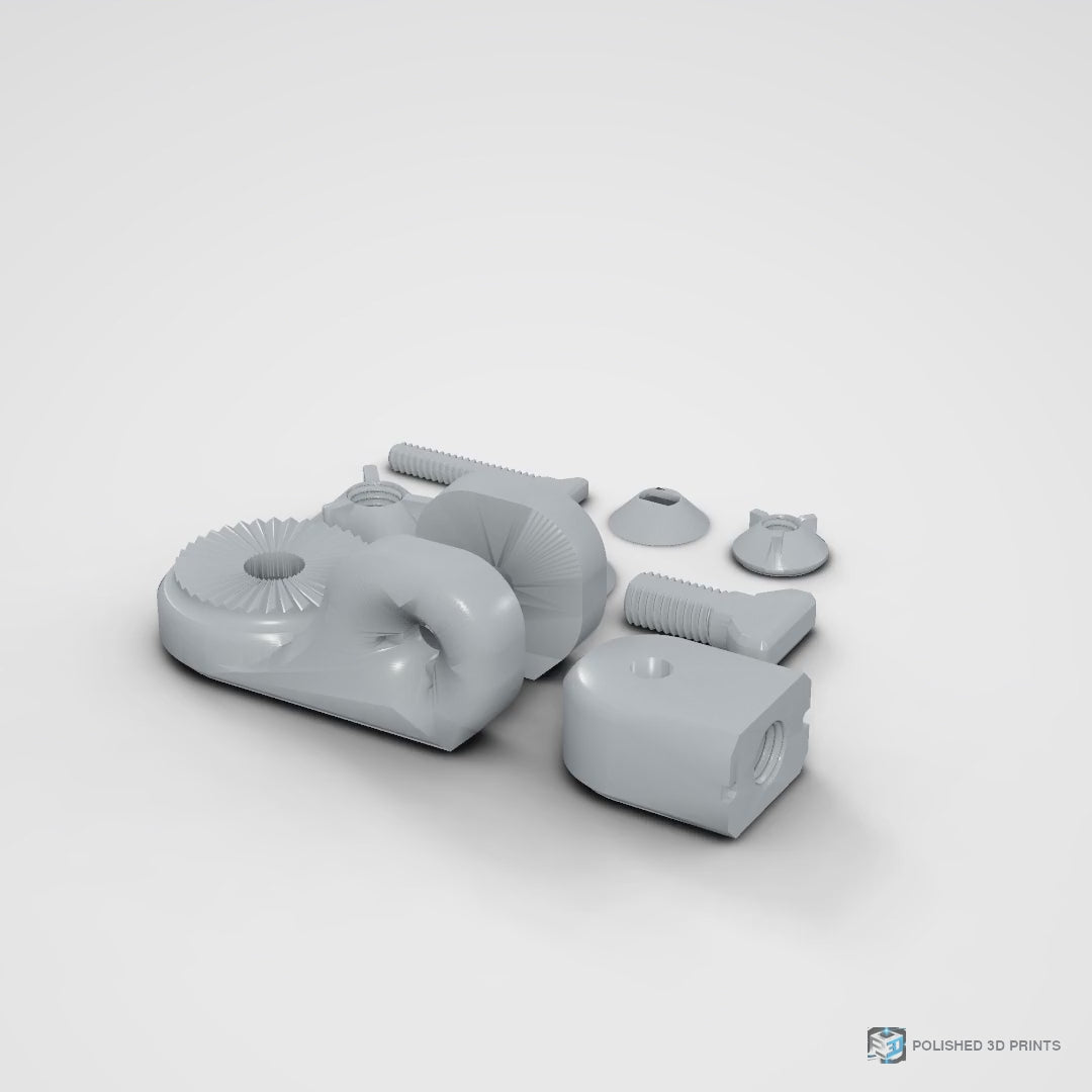 Link-A-Link Swivel Payload Link – 360-degree turntable video in PETG Grey