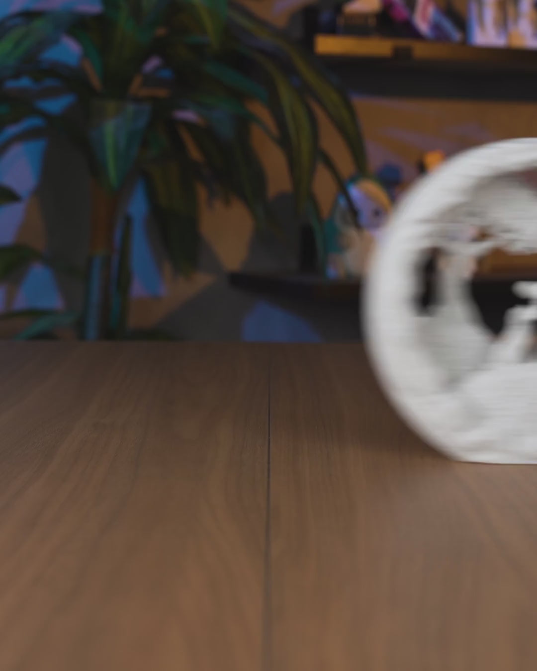 Good Boy Table Lamp — video of the lamp glowing